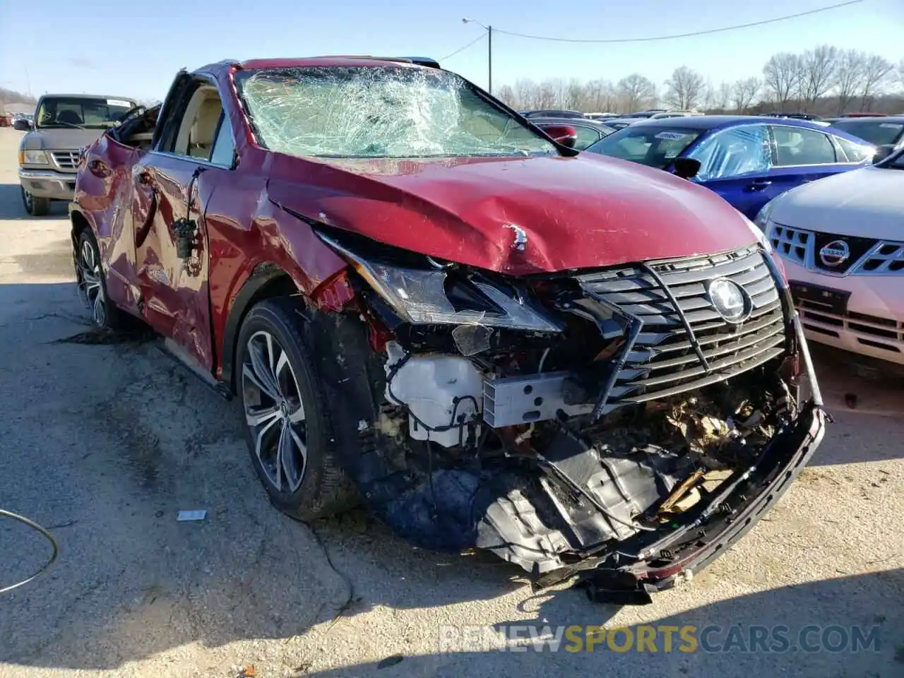 1 Photograph of a damaged car 2T2BZMCA8KC206777 LEXUS RX350 2019