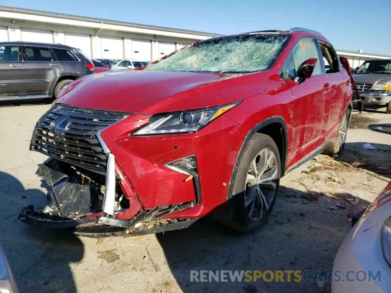 2 Photograph of a damaged car 2T2BZMCA8KC206777 LEXUS RX350 2019