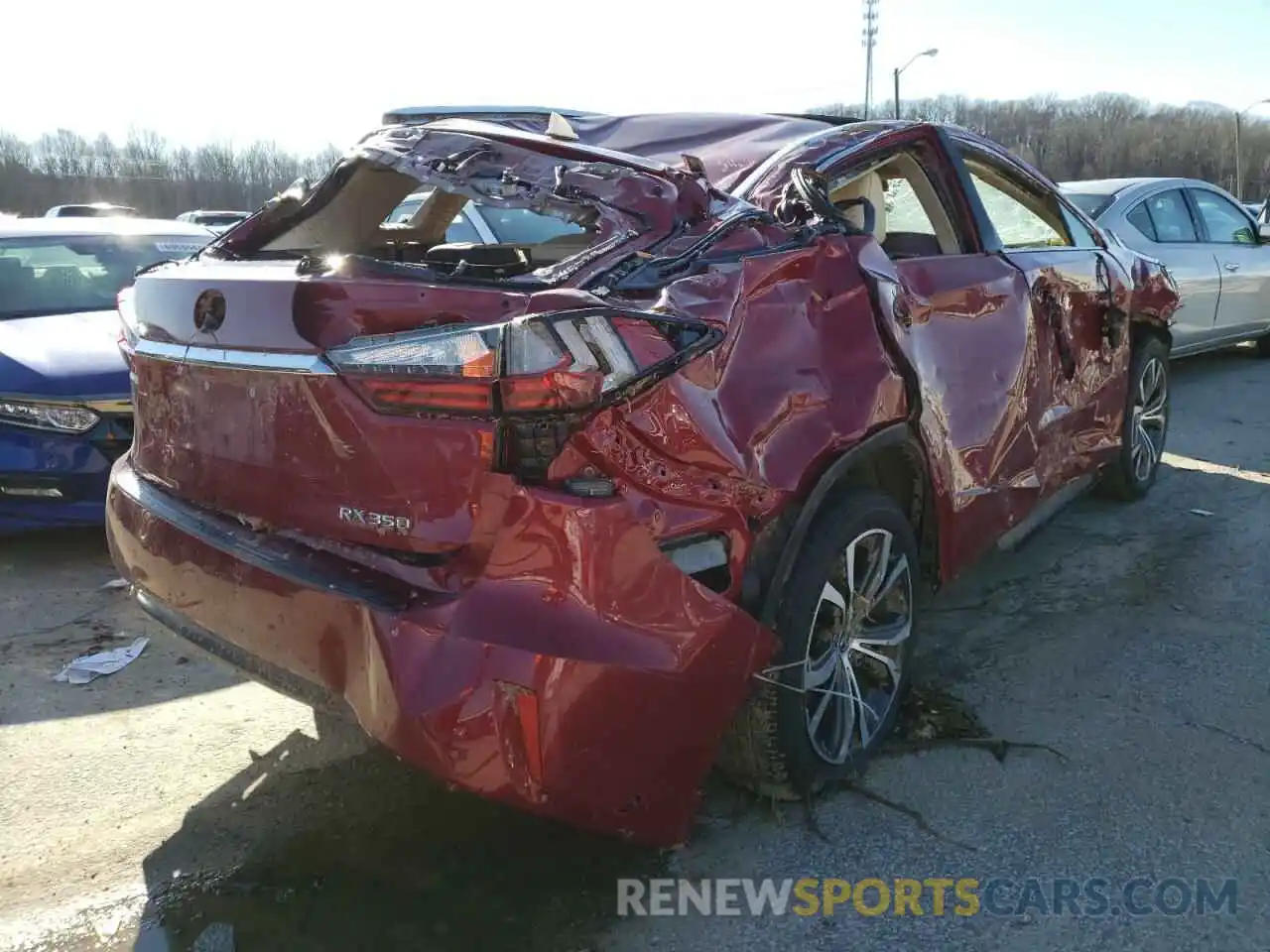 4 Photograph of a damaged car 2T2BZMCA8KC206777 LEXUS RX350 2019