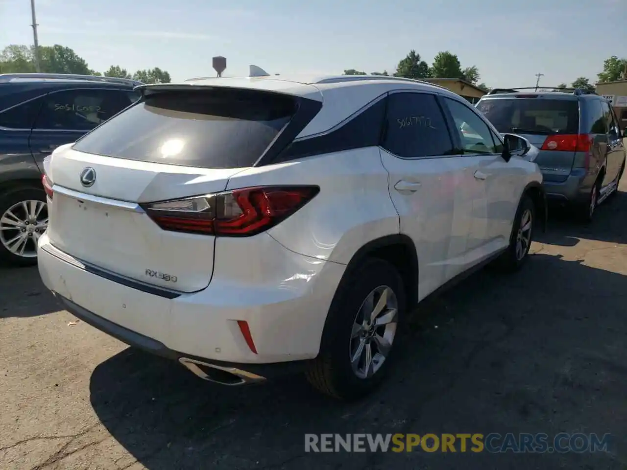 4 Фотография поврежденного автомобиля 2T2BZMCA8KC209758 LEXUS RX350 2019