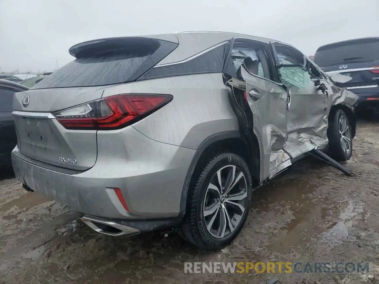 3 Photograph of a damaged car 2T2BZMCA8KC209808 LEXUS RX350 2019