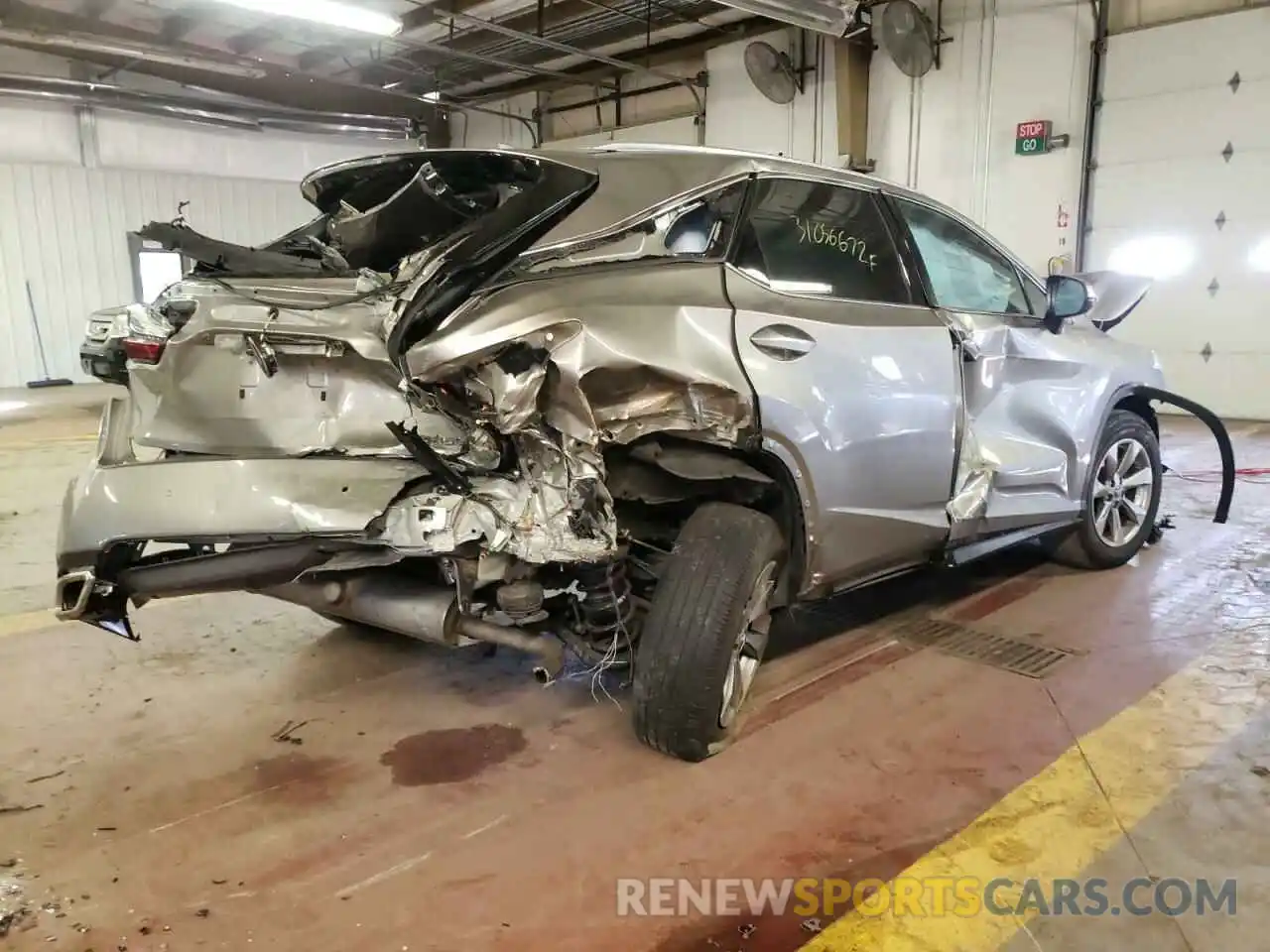 4 Photograph of a damaged car 2T2BZMCA8KC211221 LEXUS RX350 2019