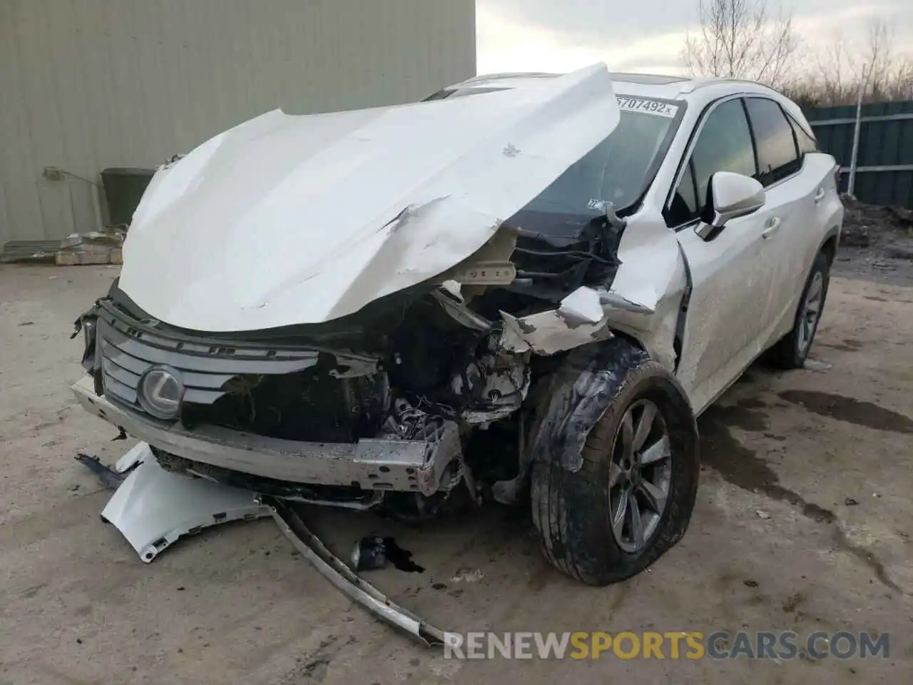 2 Photograph of a damaged car 2T2BZMCA9KC167911 LEXUS RX350 2019