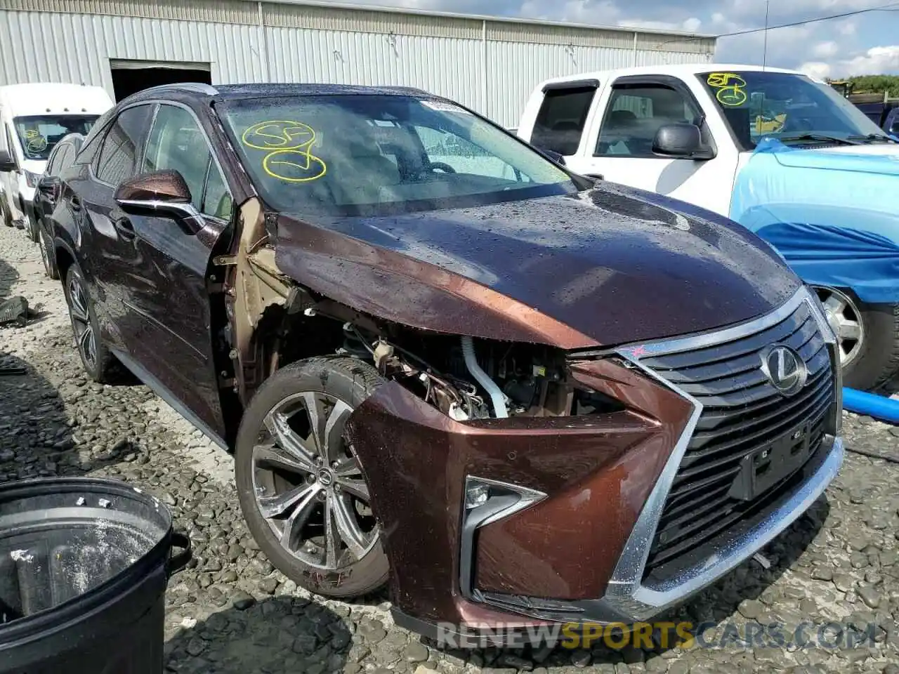 1 Photograph of a damaged car 2T2BZMCA9KC168993 LEXUS RX350 2019