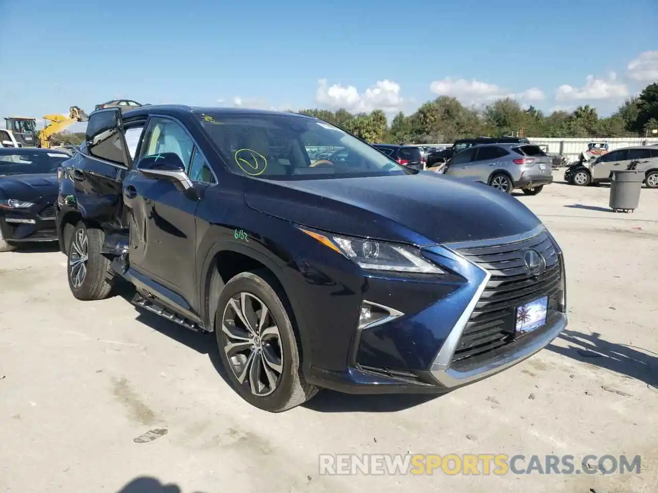 1 Photograph of a damaged car 2T2BZMCA9KC172820 LEXUS RX350 2019