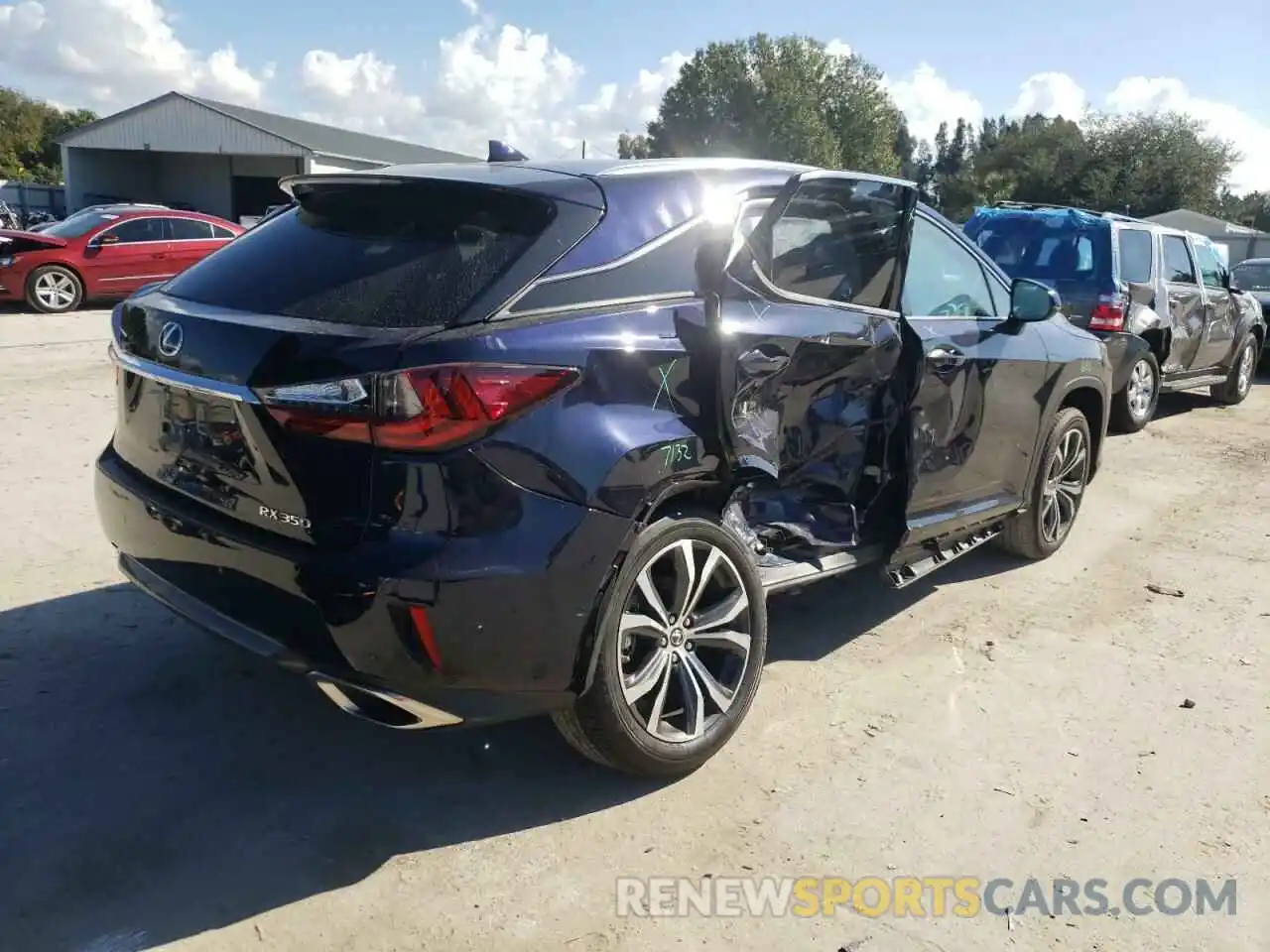 4 Фотография поврежденного автомобиля 2T2BZMCA9KC172820 LEXUS RX350 2019