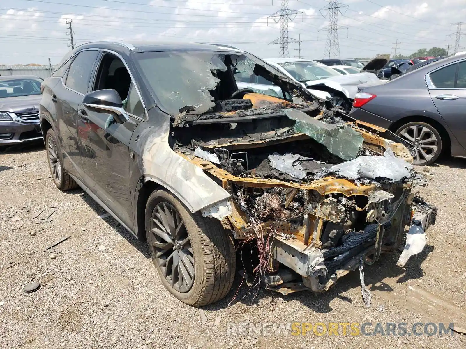 1 Photograph of a damaged car 2T2BZMCA9KC173644 LEXUS RX350 2019