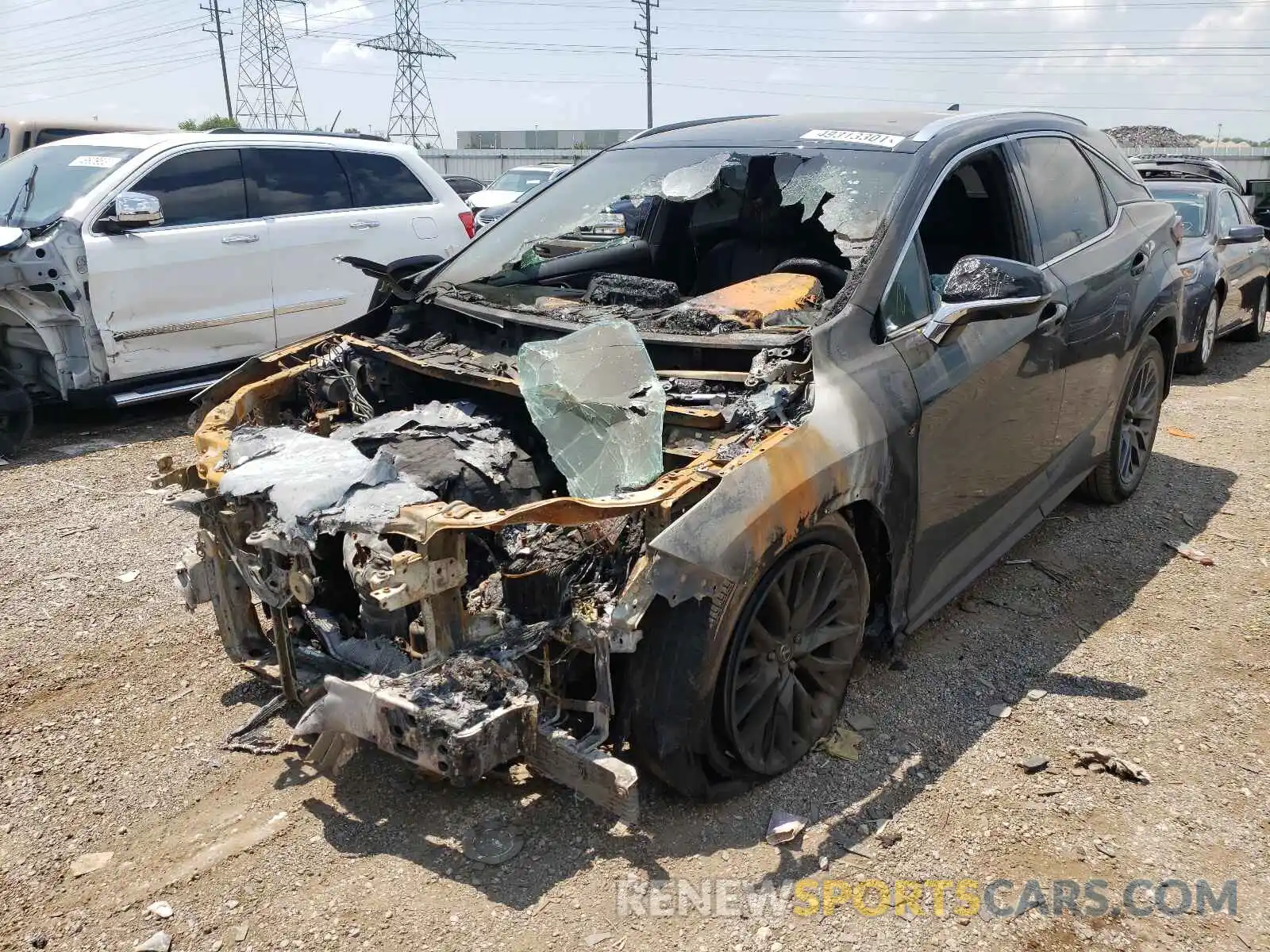 2 Photograph of a damaged car 2T2BZMCA9KC173644 LEXUS RX350 2019