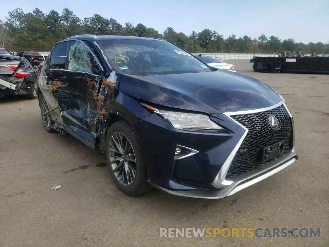 1 Photograph of a damaged car 2T2BZMCA9KC174633 LEXUS RX350 2019