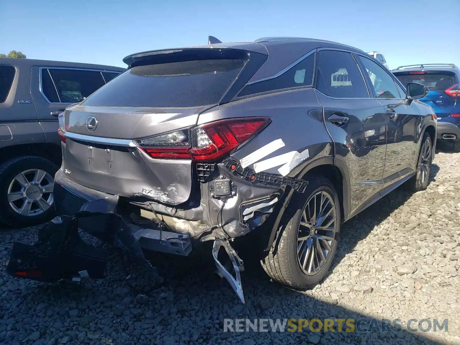 4 Photograph of a damaged car 2T2BZMCA9KC176950 LEXUS RX350 2019