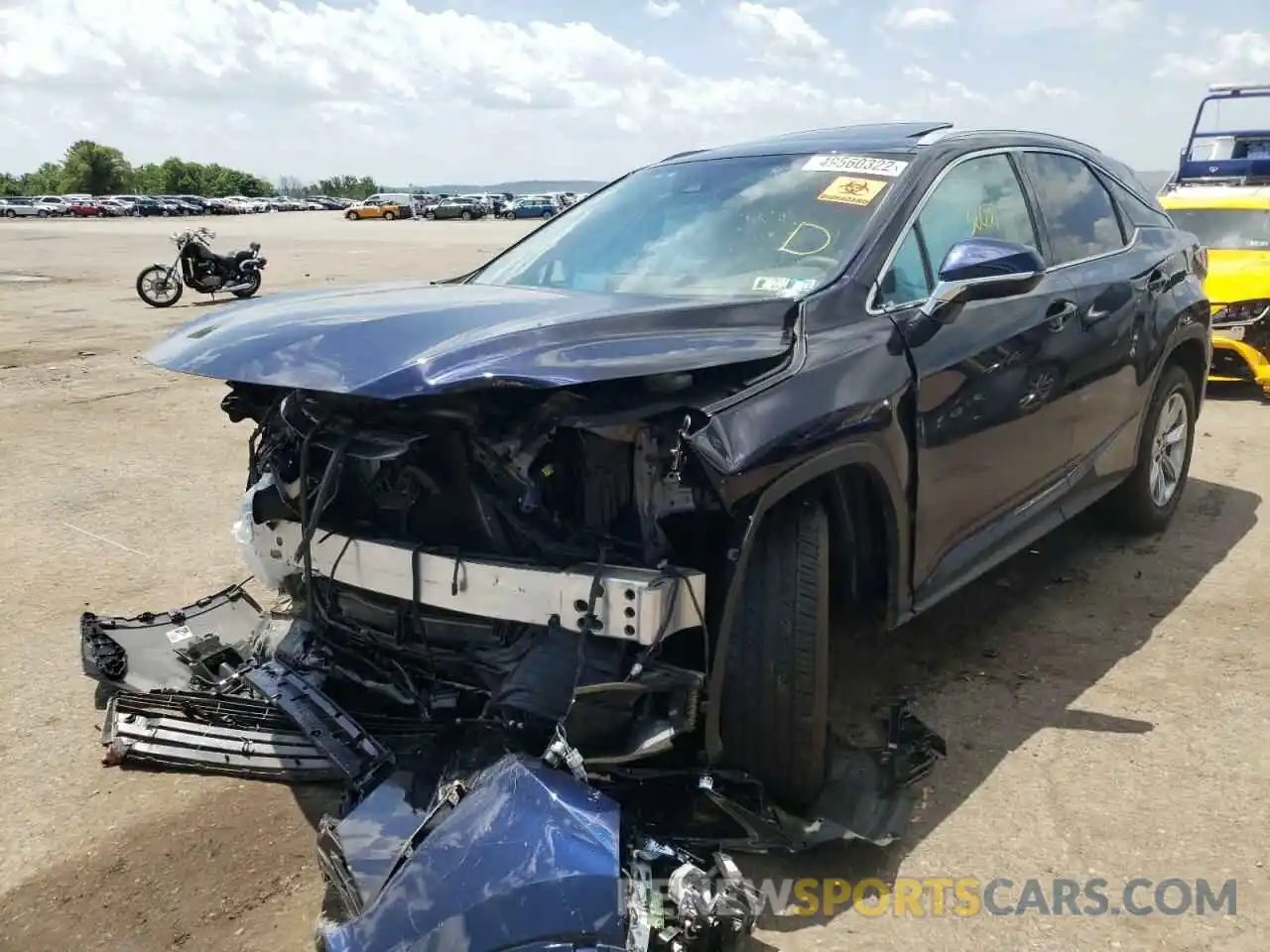 2 Photograph of a damaged car 2T2BZMCA9KC179086 LEXUS RX350 2019