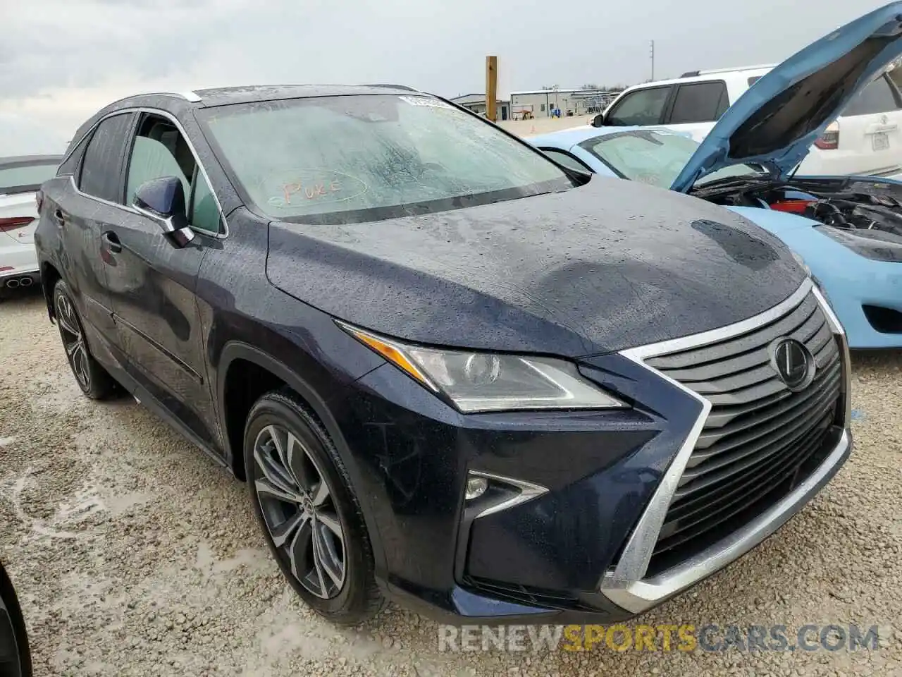 1 Photograph of a damaged car 2T2BZMCA9KC185387 LEXUS RX350 2019