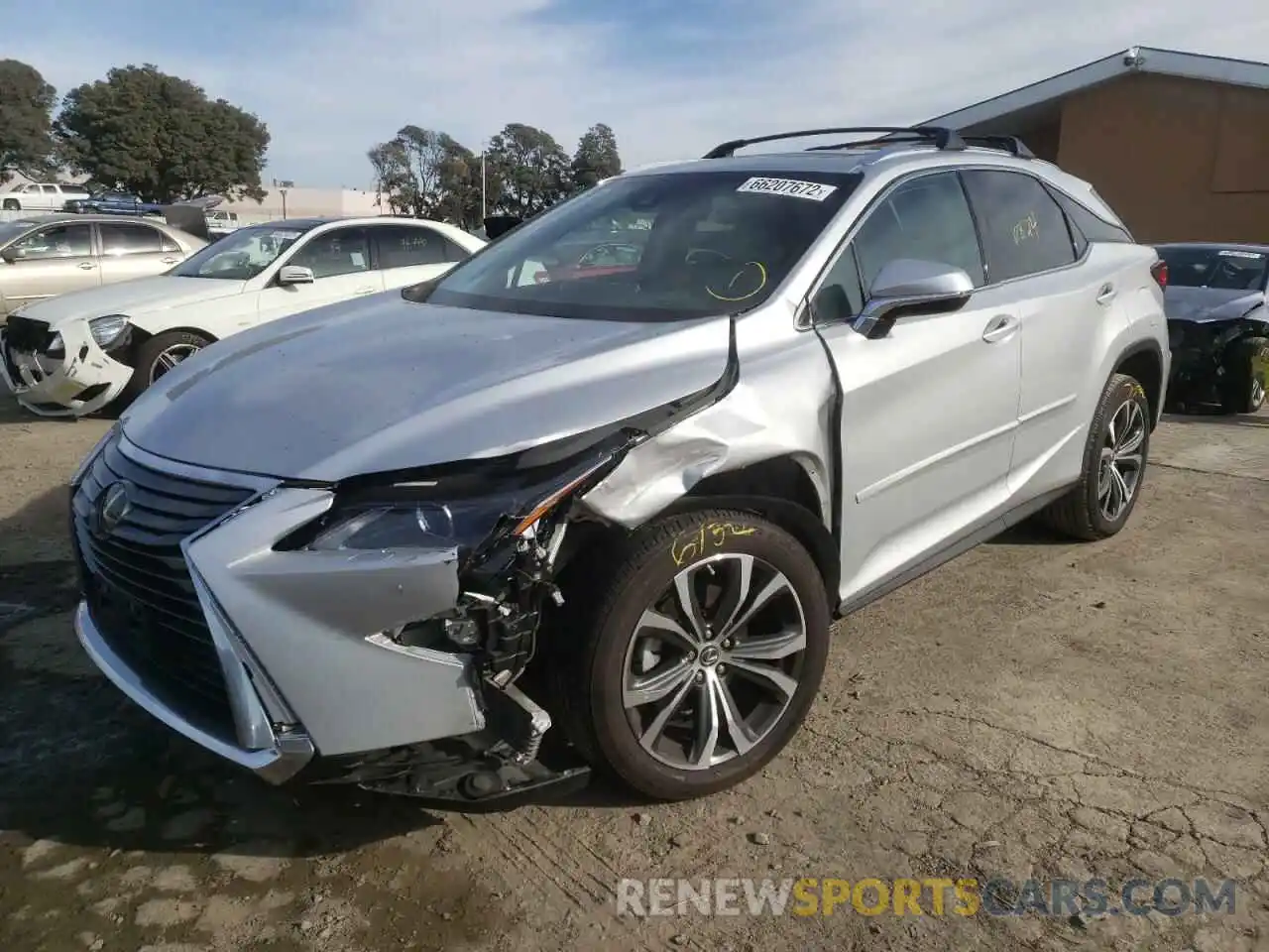 2 Photograph of a damaged car 2T2BZMCA9KC194509 LEXUS RX350 2019