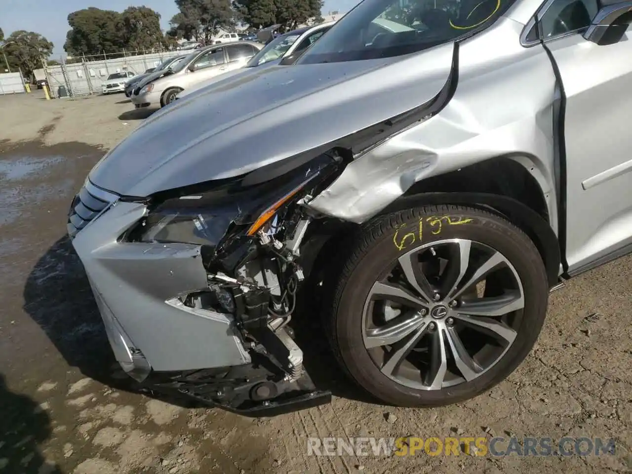 9 Photograph of a damaged car 2T2BZMCA9KC194509 LEXUS RX350 2019