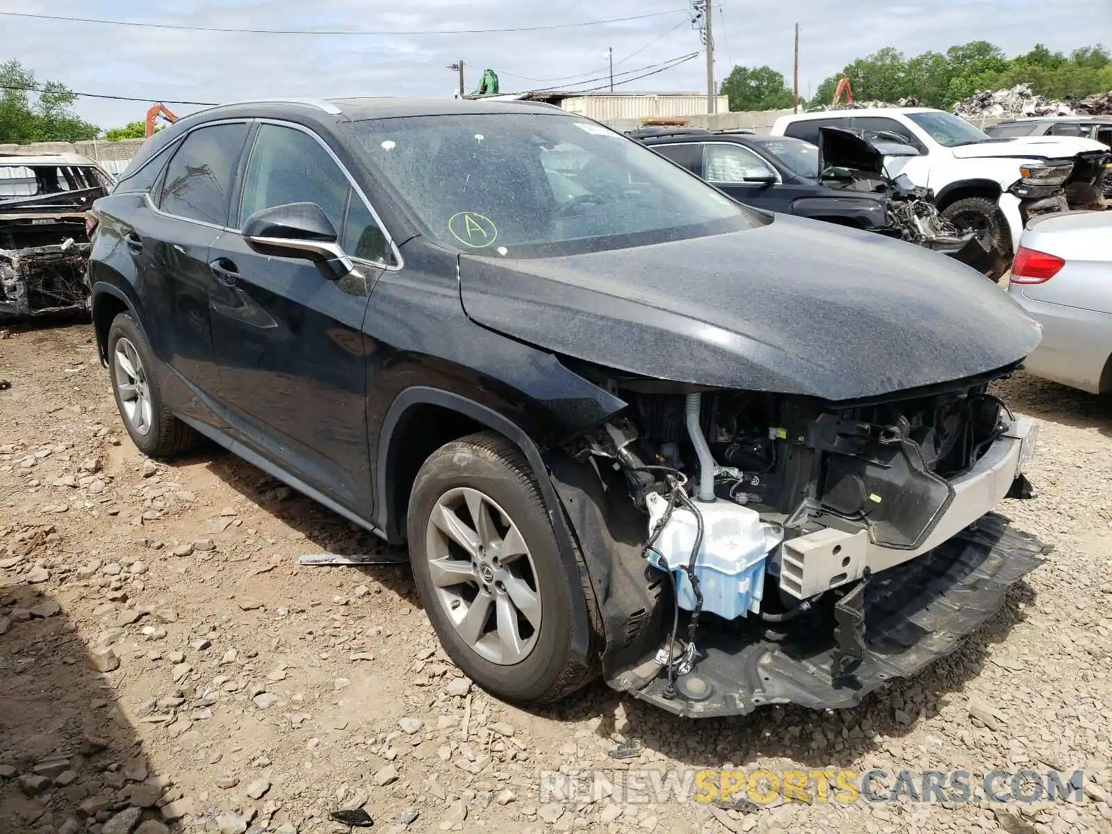 1 Photograph of a damaged car 2T2BZMCA9KC201152 LEXUS RX350 2019