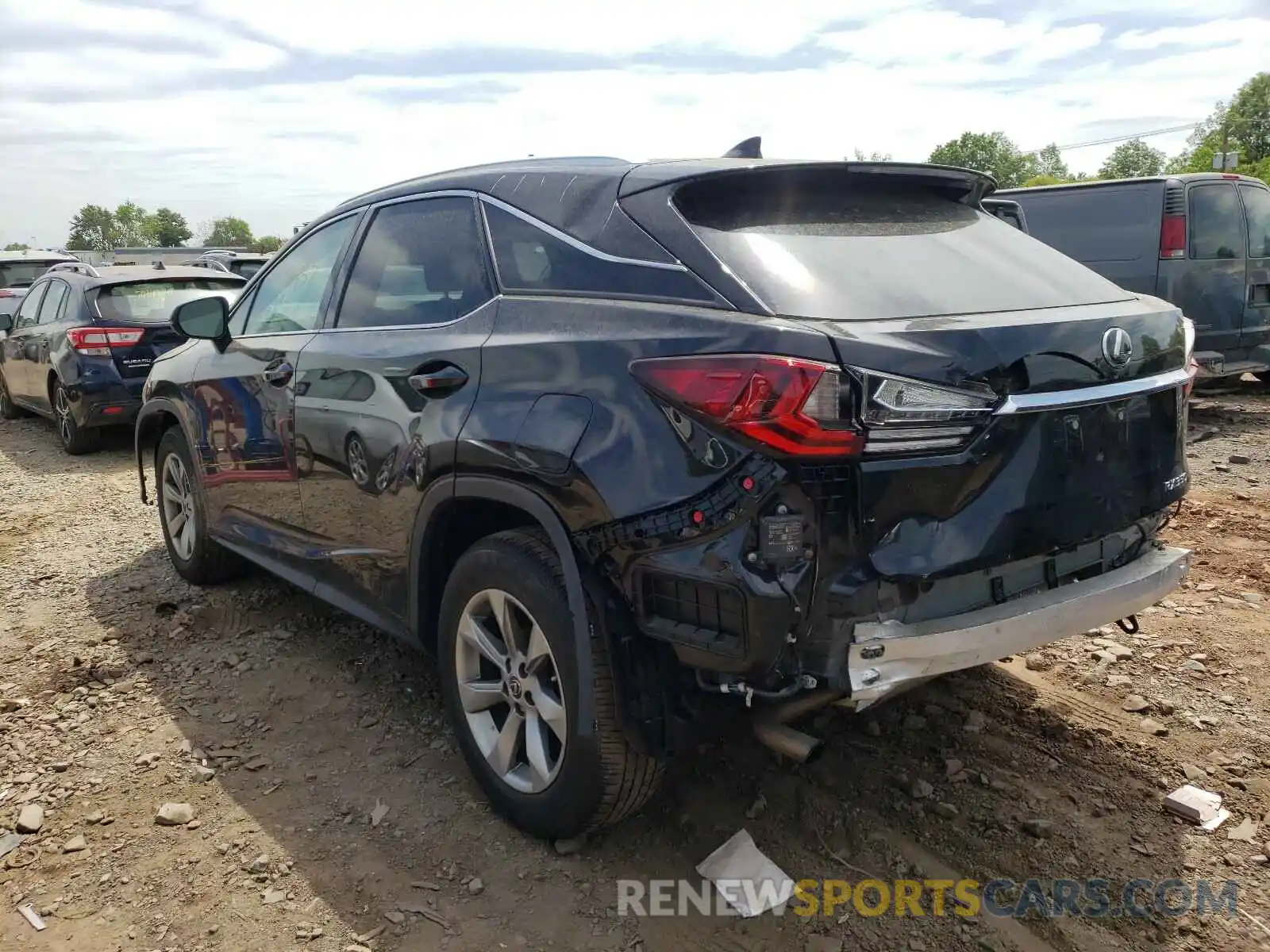 3 Photograph of a damaged car 2T2BZMCA9KC201152 LEXUS RX350 2019