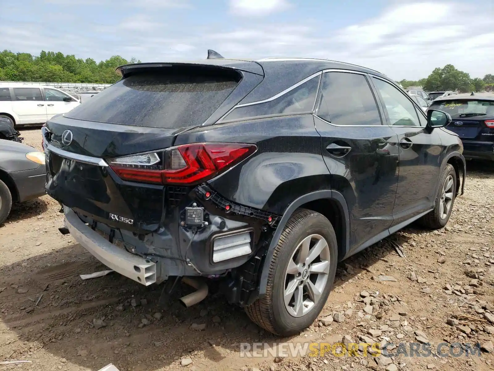 4 Photograph of a damaged car 2T2BZMCA9KC201152 LEXUS RX350 2019