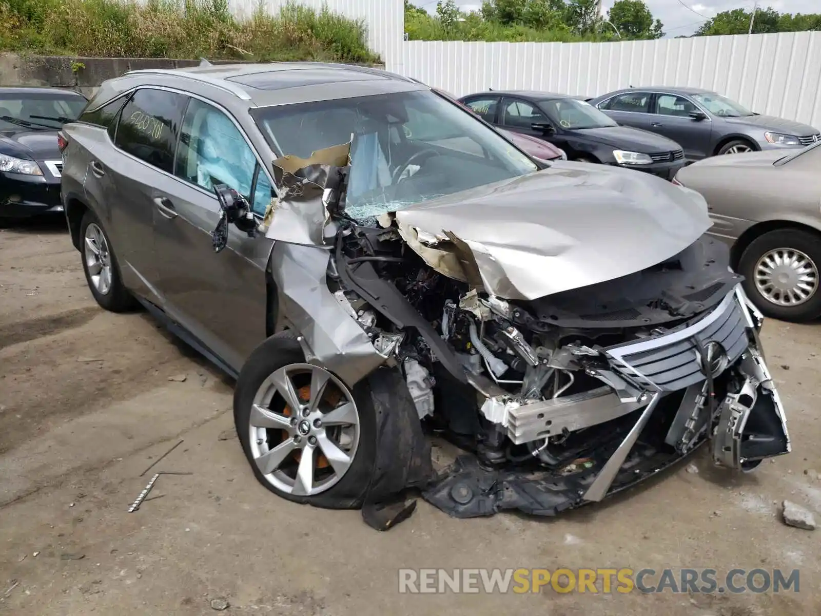 1 Photograph of a damaged car 2T2BZMCA9KC201958 LEXUS RX350 2019