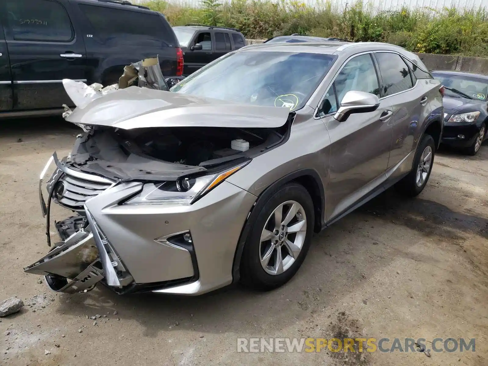 2 Photograph of a damaged car 2T2BZMCA9KC201958 LEXUS RX350 2019