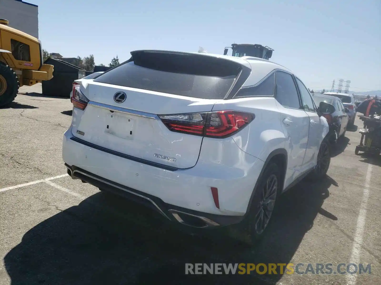 4 Photograph of a damaged car 2T2BZMCA9KC202396 LEXUS RX350 2019