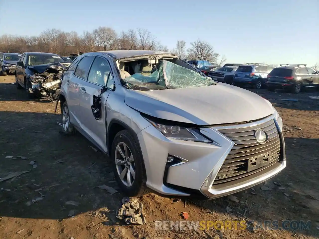 1 Photograph of a damaged car 2T2BZMCA9KC208523 LEXUS RX350 2019