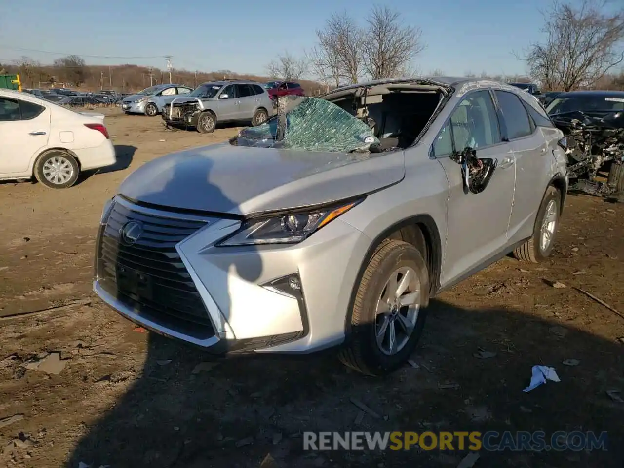 2 Photograph of a damaged car 2T2BZMCA9KC208523 LEXUS RX350 2019