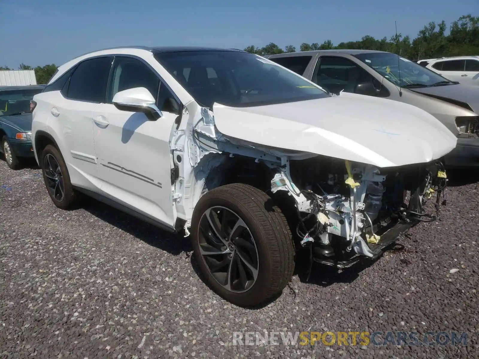 1 Photograph of a damaged car 2T2BZMCA9KC209123 LEXUS RX350 2019