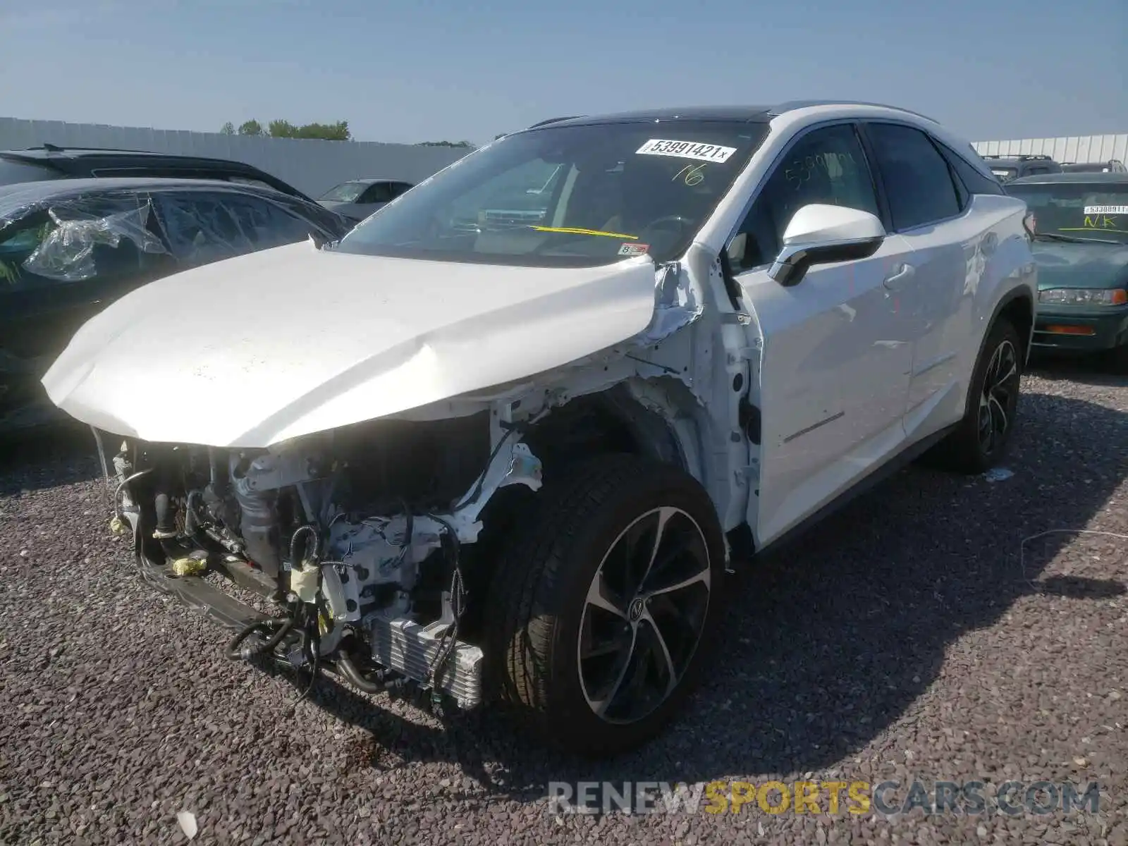 2 Photograph of a damaged car 2T2BZMCA9KC209123 LEXUS RX350 2019