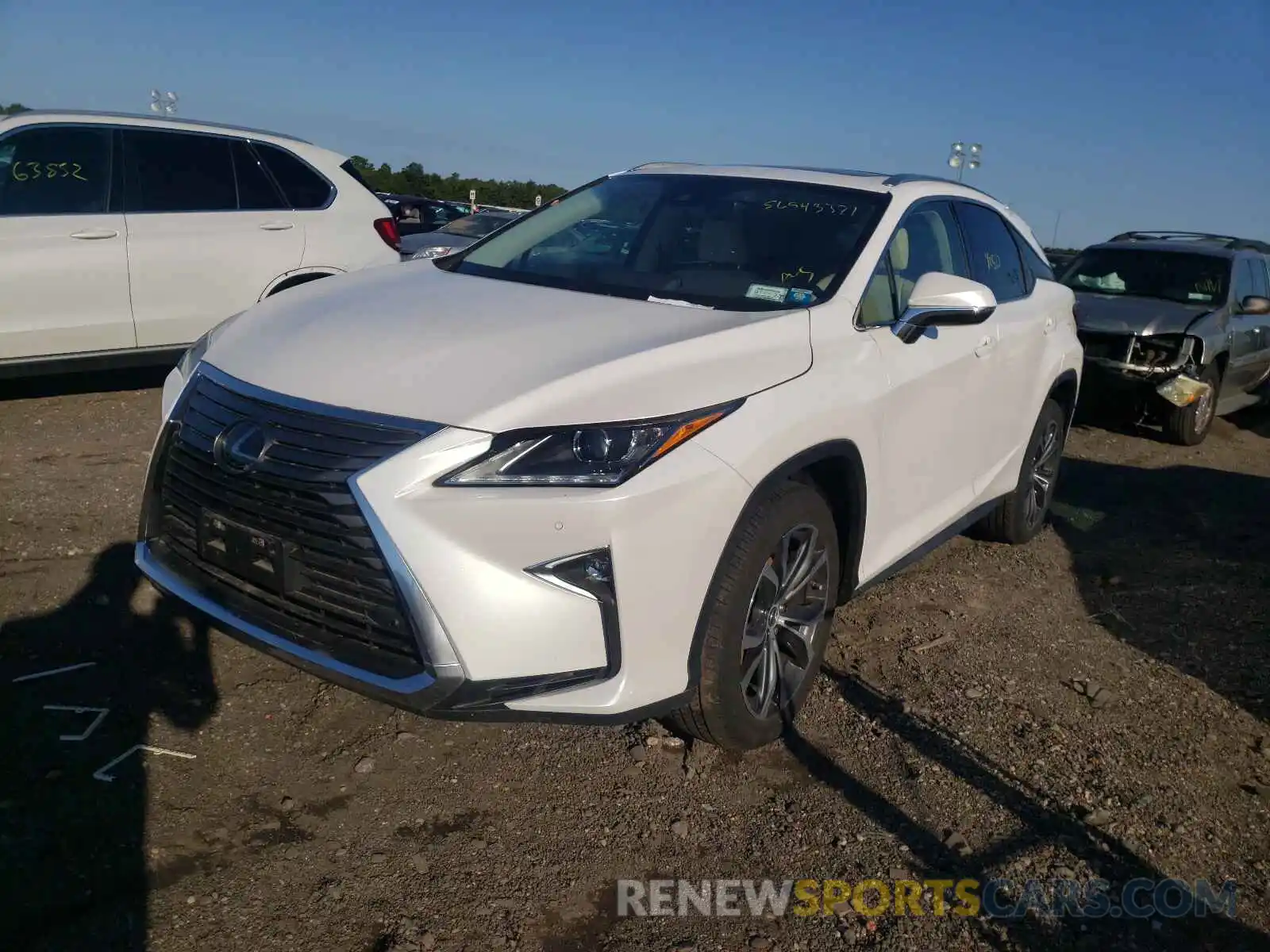 2 Photograph of a damaged car 2T2BZMCA9KC209655 LEXUS RX350 2019