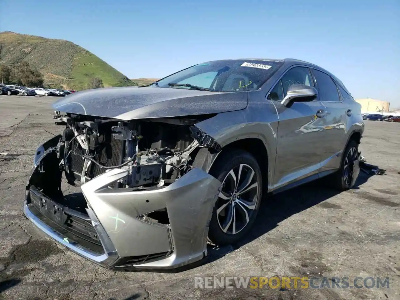 2 Photograph of a damaged car 2T2BZMCAXKC170851 LEXUS RX350 2019