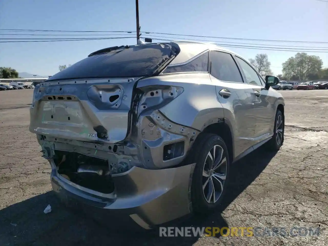 4 Фотография поврежденного автомобиля 2T2BZMCAXKC170851 LEXUS RX350 2019