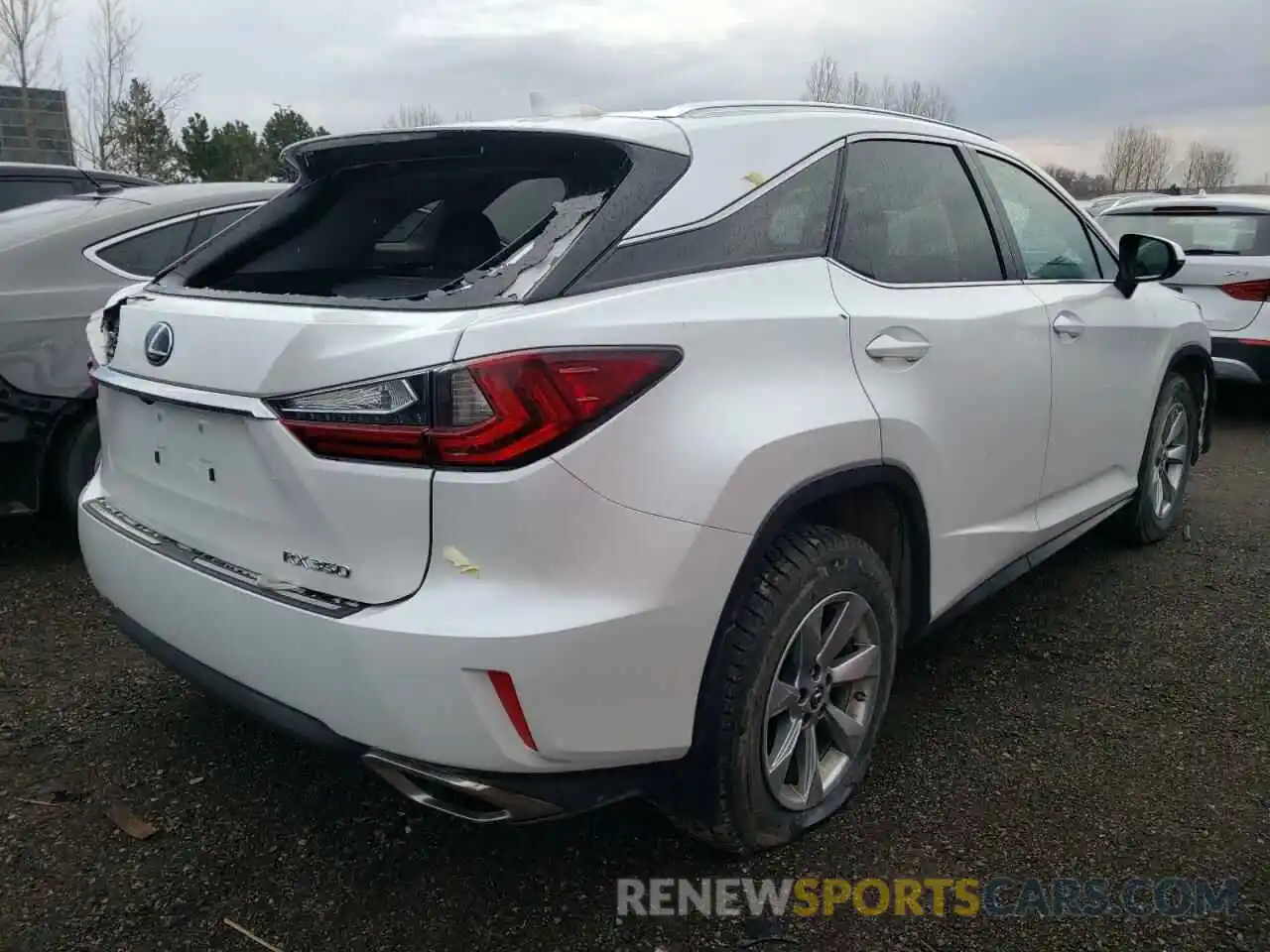 4 Фотография поврежденного автомобиля 2T2BZMCAXKC175581 LEXUS RX350 2019