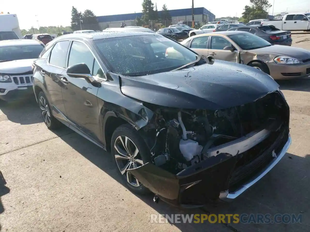 1 Photograph of a damaged car 2T2BZMCAXKC180537 LEXUS RX350 2019