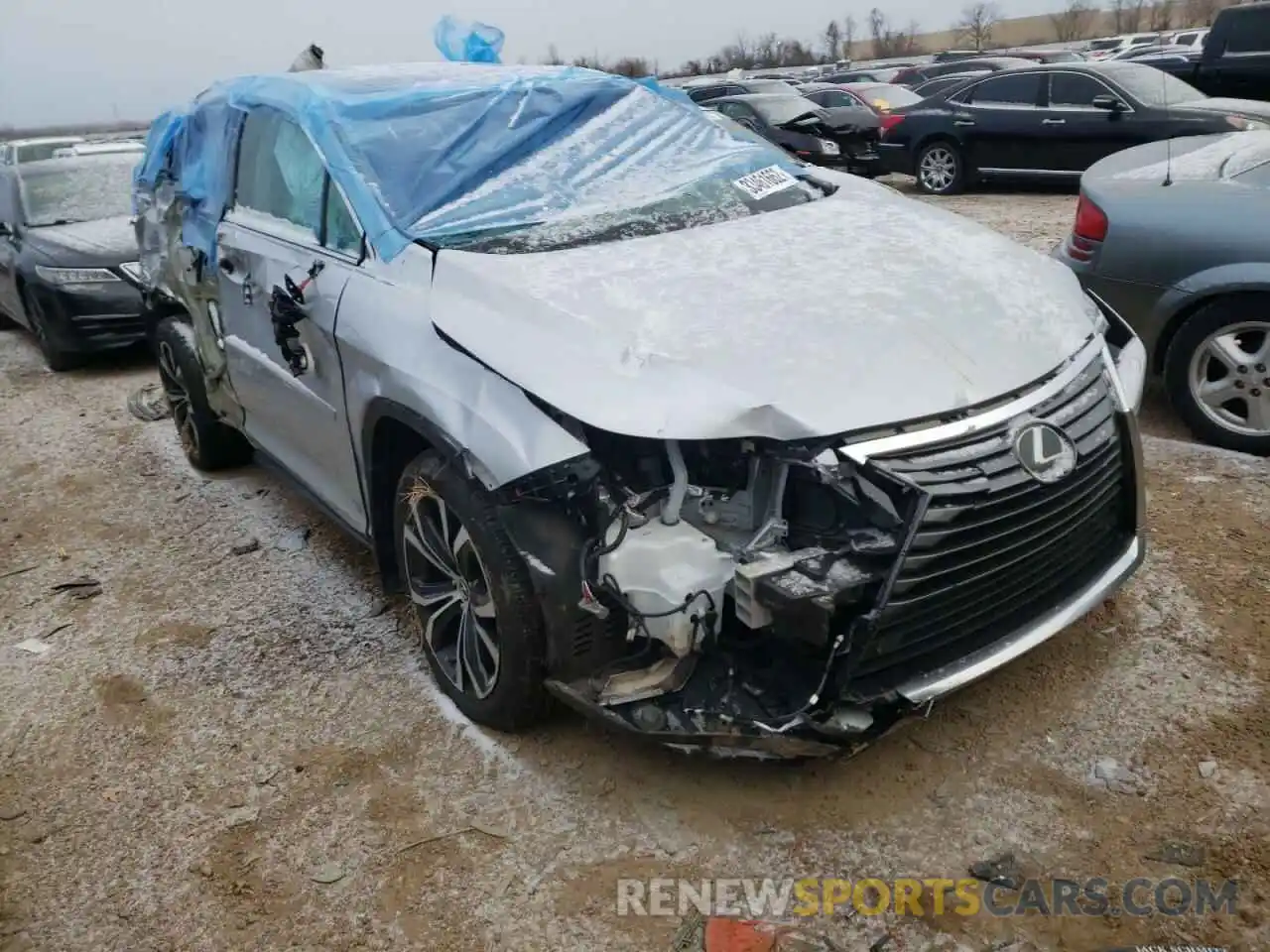 1 Photograph of a damaged car 2T2BZMCAXKC182854 LEXUS RX350 2019