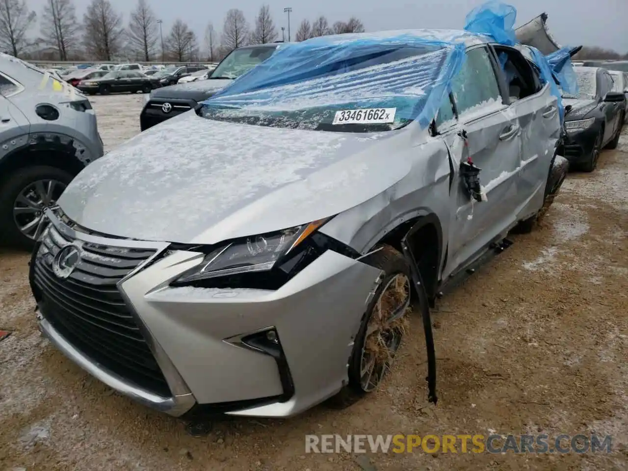 2 Photograph of a damaged car 2T2BZMCAXKC182854 LEXUS RX350 2019