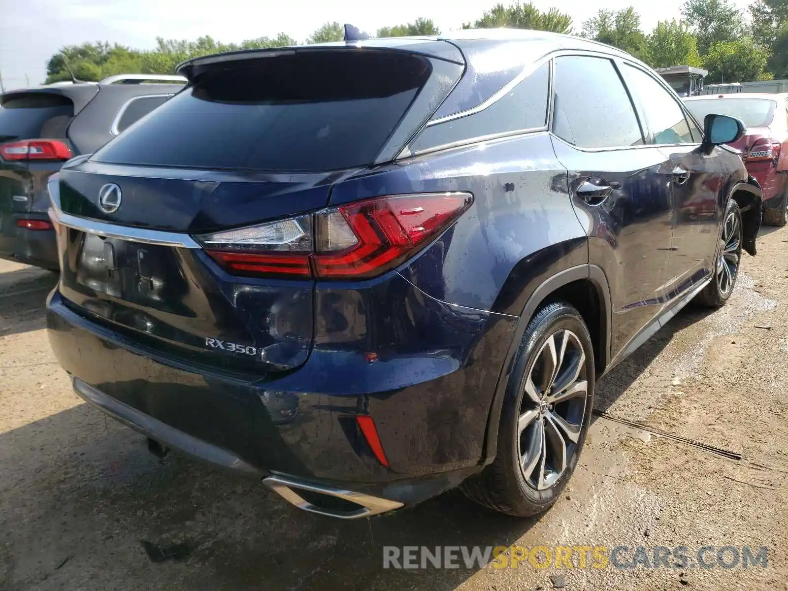 4 Фотография поврежденного автомобиля 2T2BZMCAXKC191201 LEXUS RX350 2019