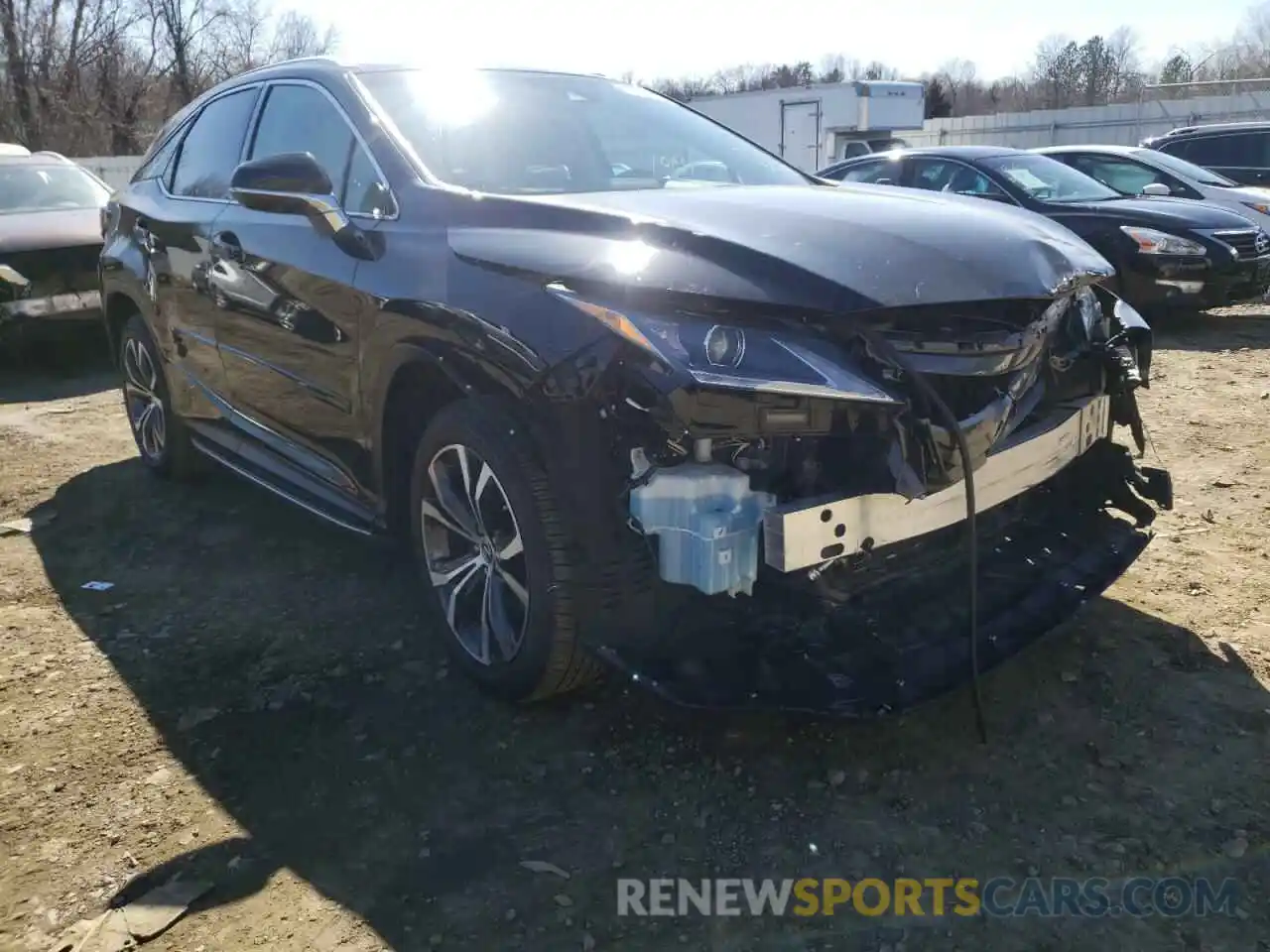 1 Photograph of a damaged car 2T2BZMCAXKC192882 LEXUS RX350 2019