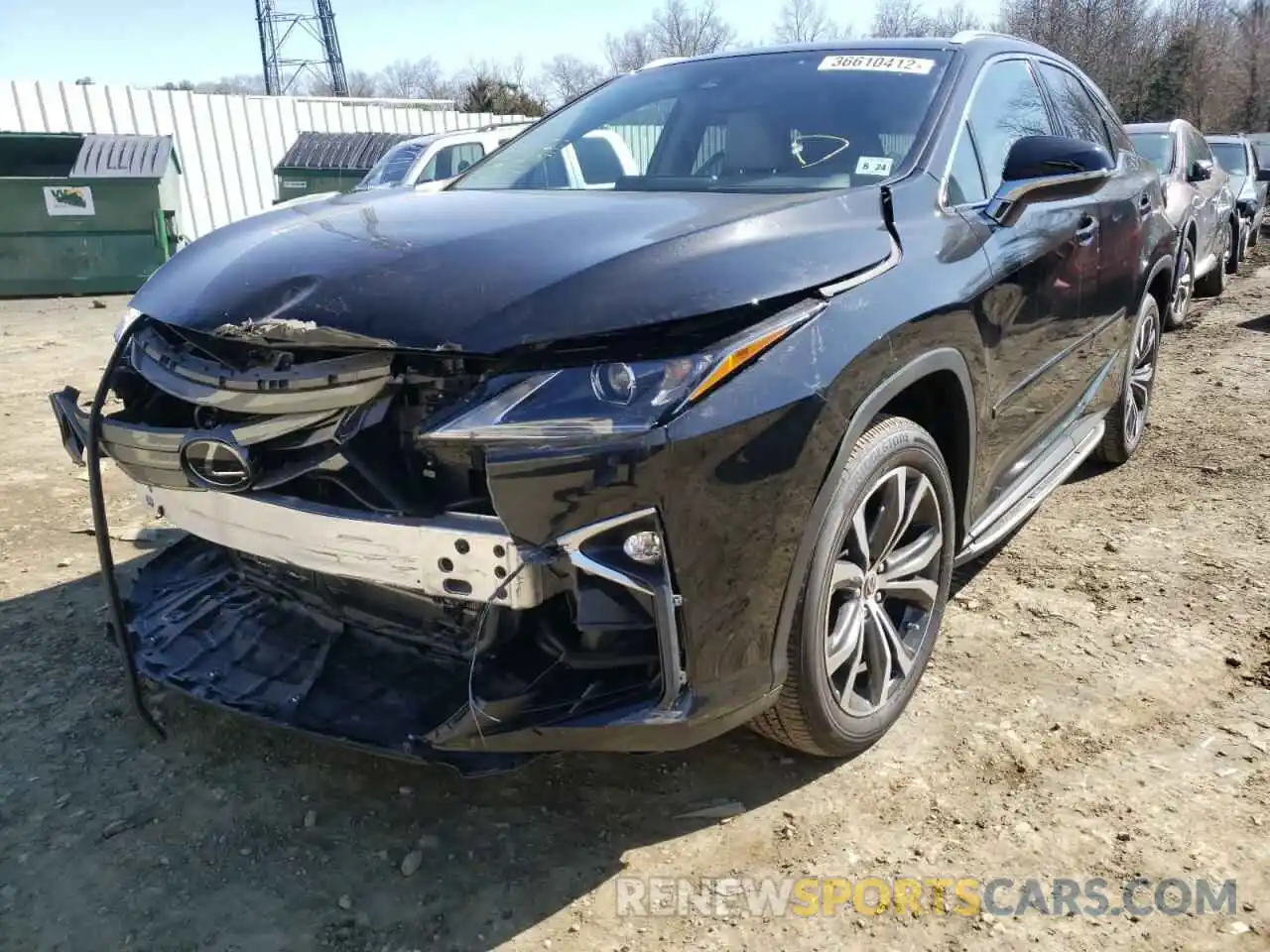 2 Photograph of a damaged car 2T2BZMCAXKC192882 LEXUS RX350 2019