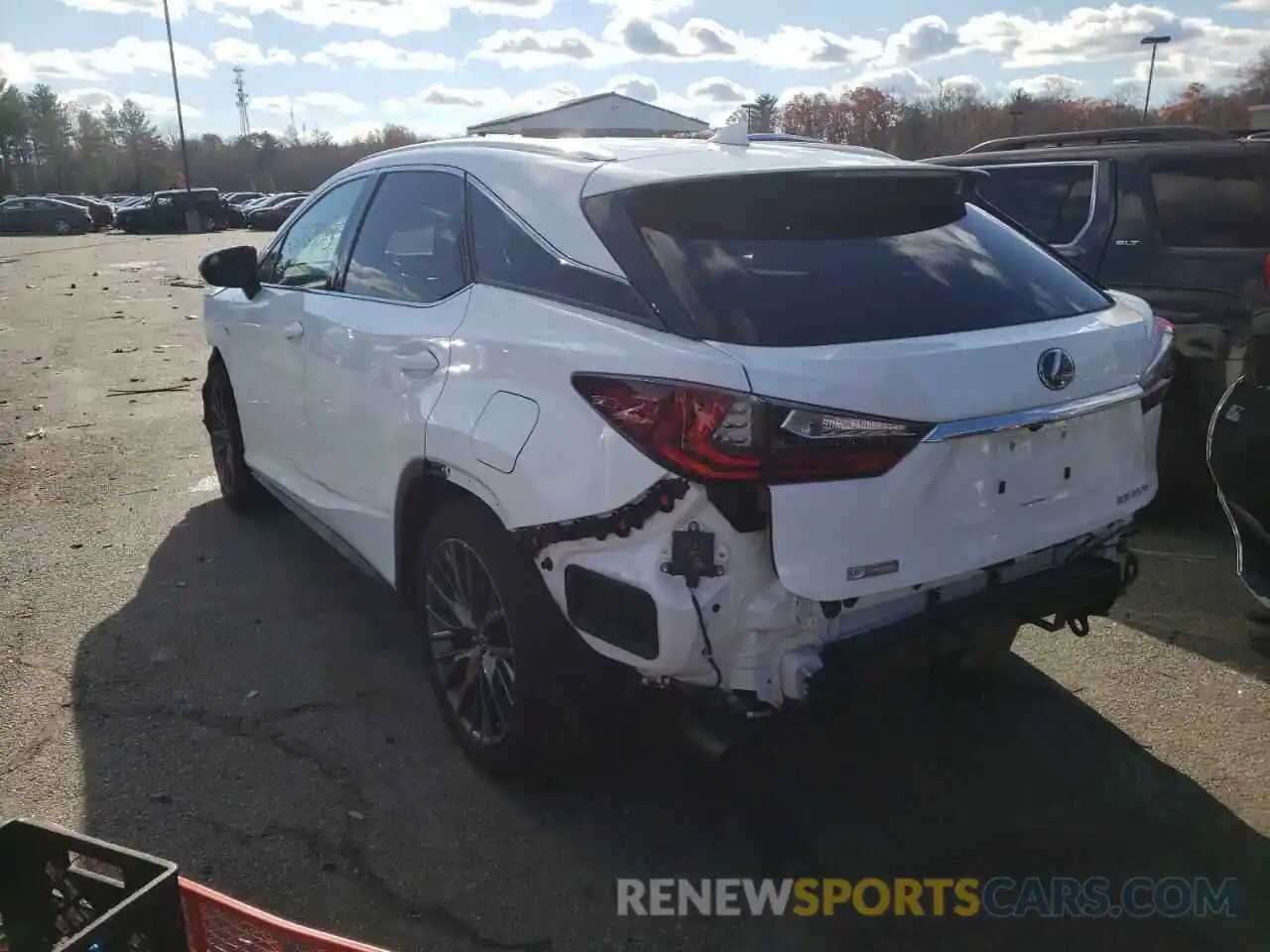 3 Photograph of a damaged car 2T2BZMCAXKC196978 LEXUS RX350 2019