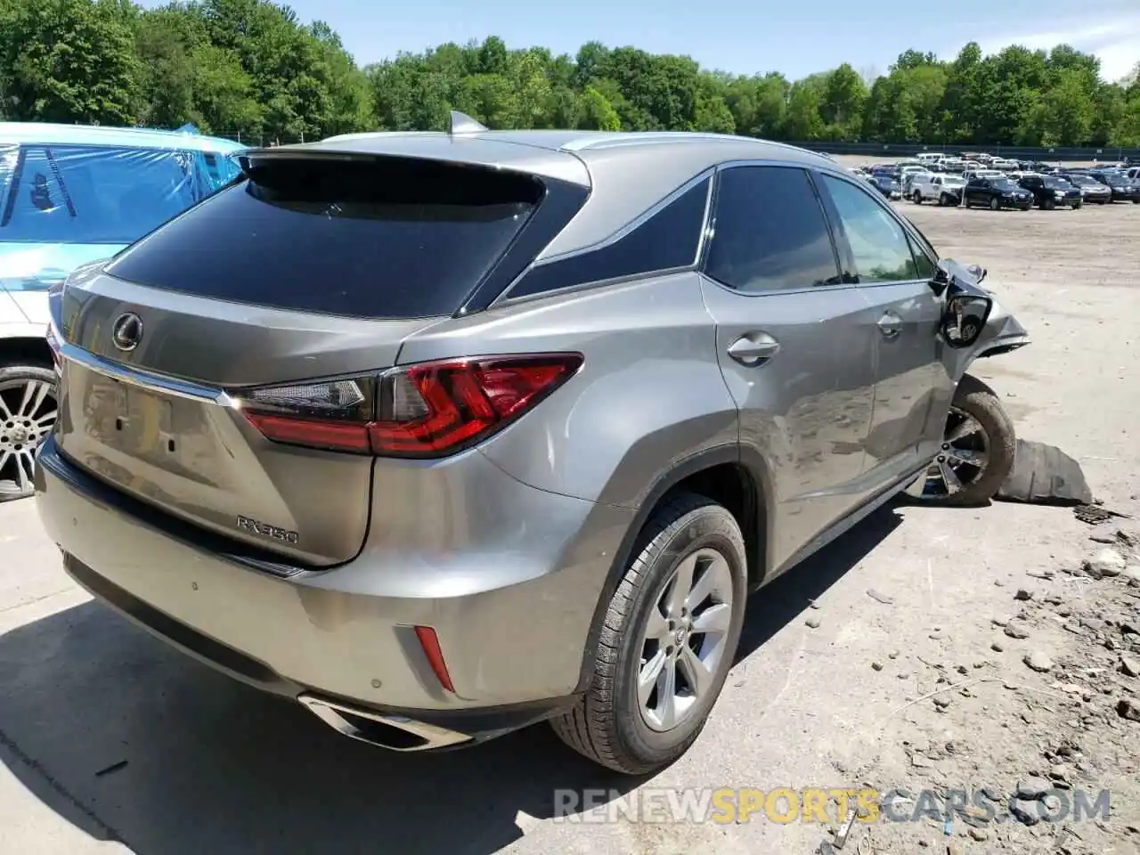 4 Фотография поврежденного автомобиля 2T2BZMCAXKC198200 LEXUS RX350 2019