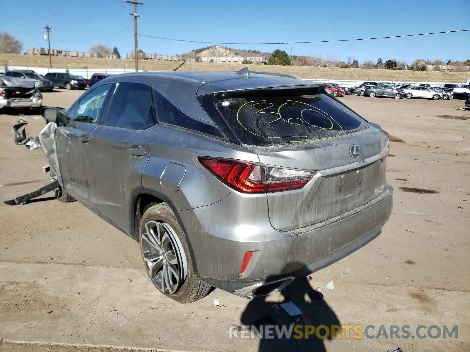 3 Photograph of a damaged car 2T2BZMCAXKC203721 LEXUS RX350 2019