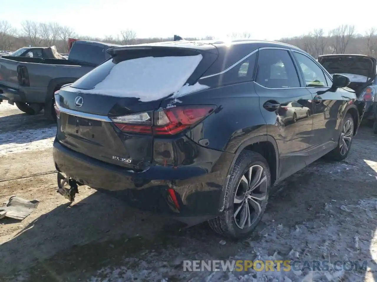 4 Фотография поврежденного автомобиля 2T2BZMCAXKC210684 LEXUS RX350 2019