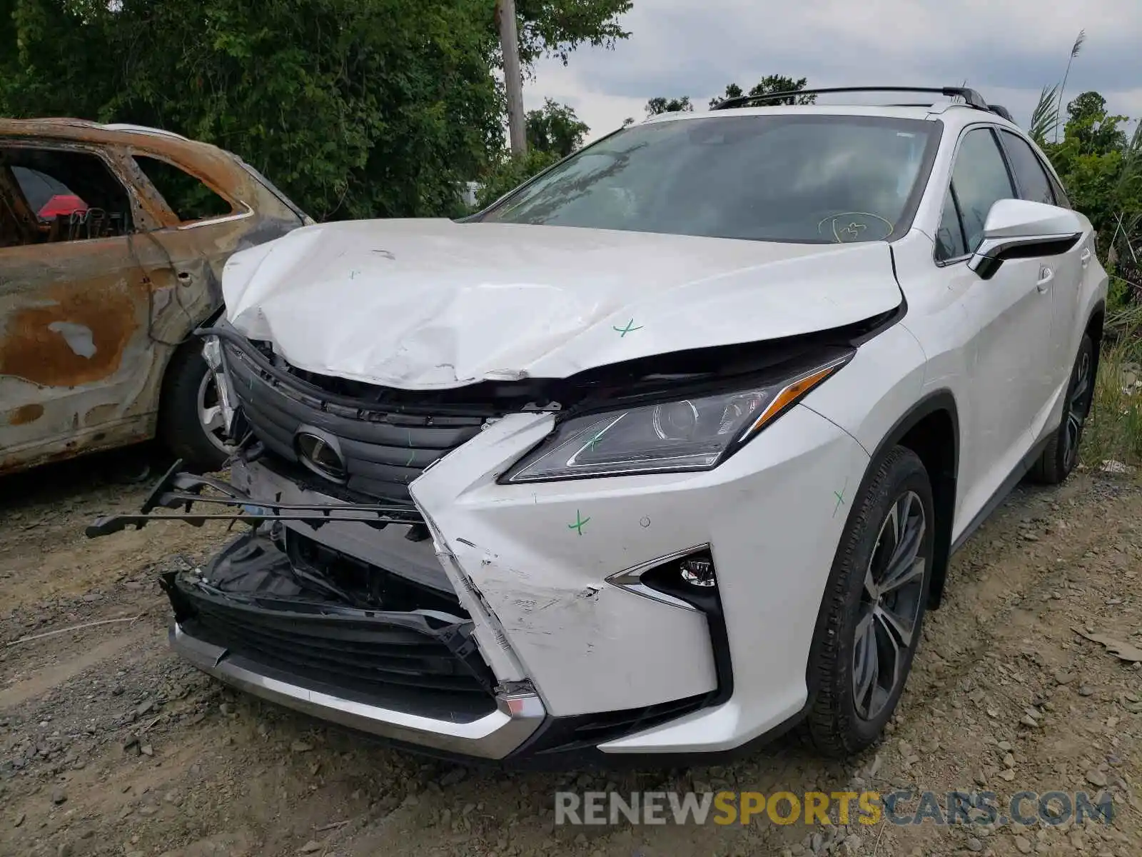 2 Photograph of a damaged car 2T2BZMCAXKC211169 LEXUS RX350 2019