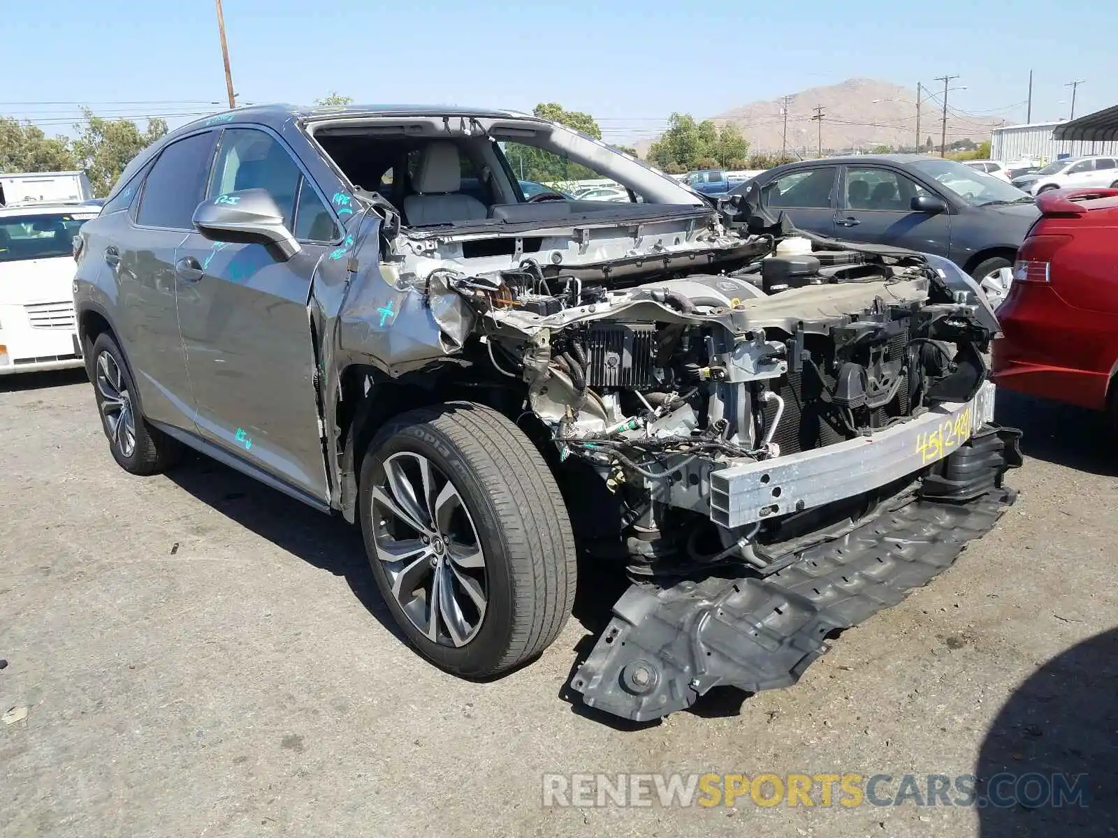 1 Photograph of a damaged car 2T2ZZMCA0KC117493 LEXUS RX350 2019