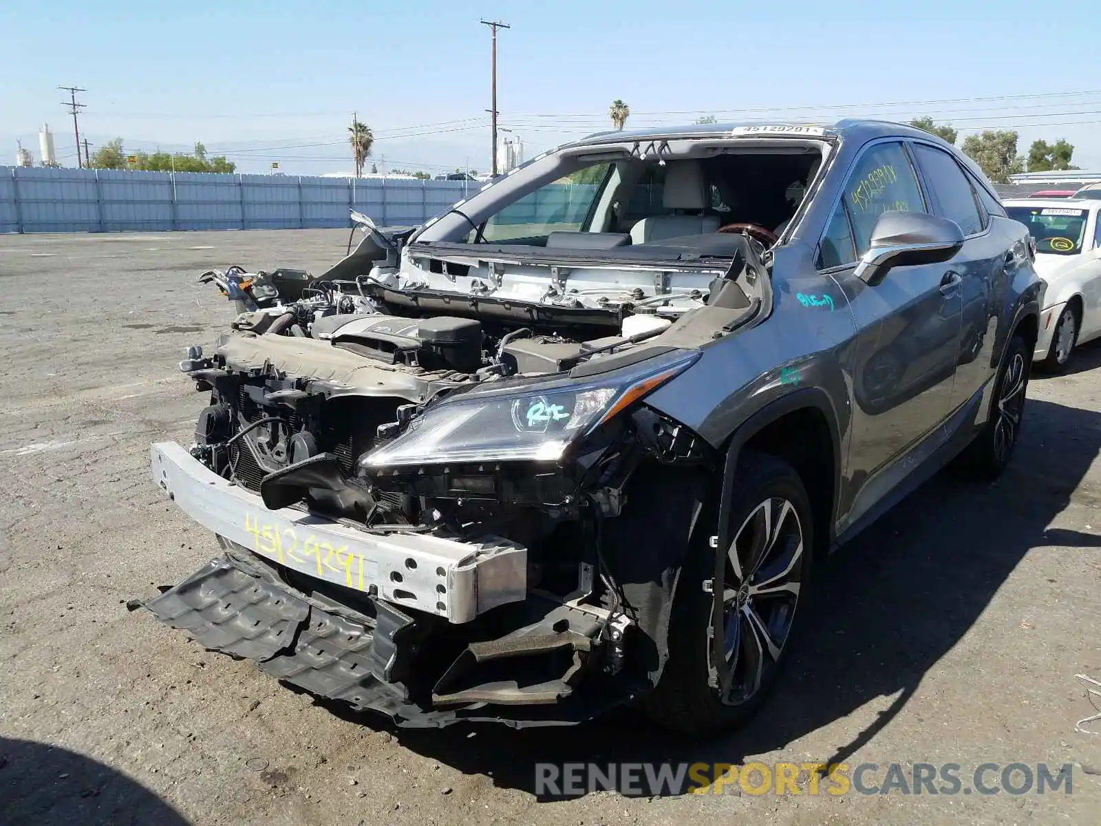 2 Photograph of a damaged car 2T2ZZMCA0KC117493 LEXUS RX350 2019