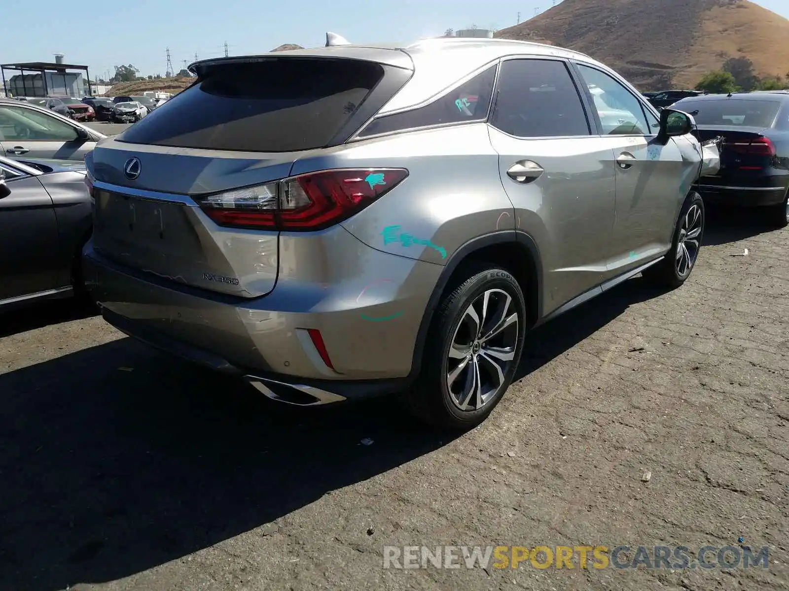 4 Photograph of a damaged car 2T2ZZMCA0KC117493 LEXUS RX350 2019