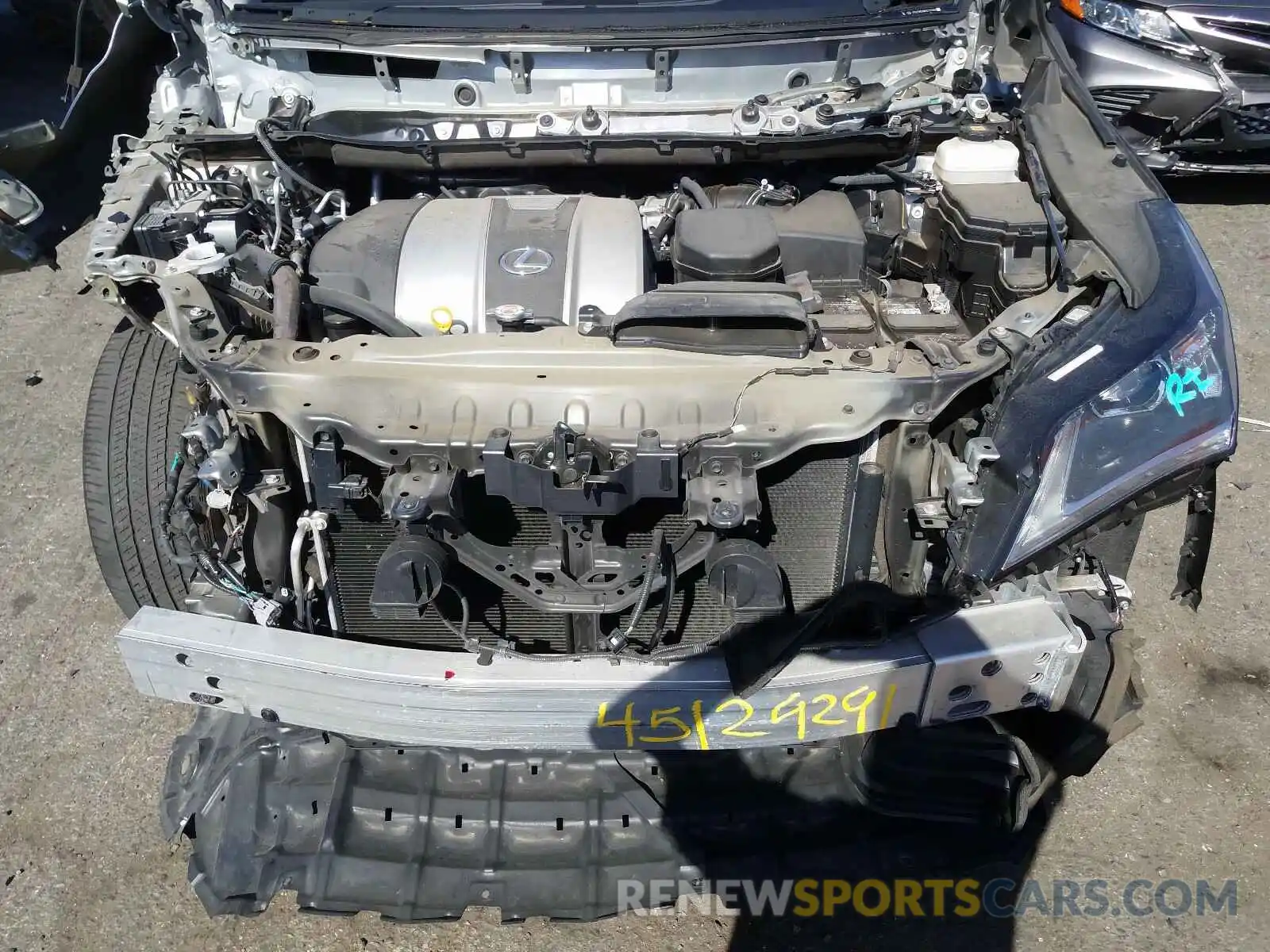 7 Photograph of a damaged car 2T2ZZMCA0KC117493 LEXUS RX350 2019