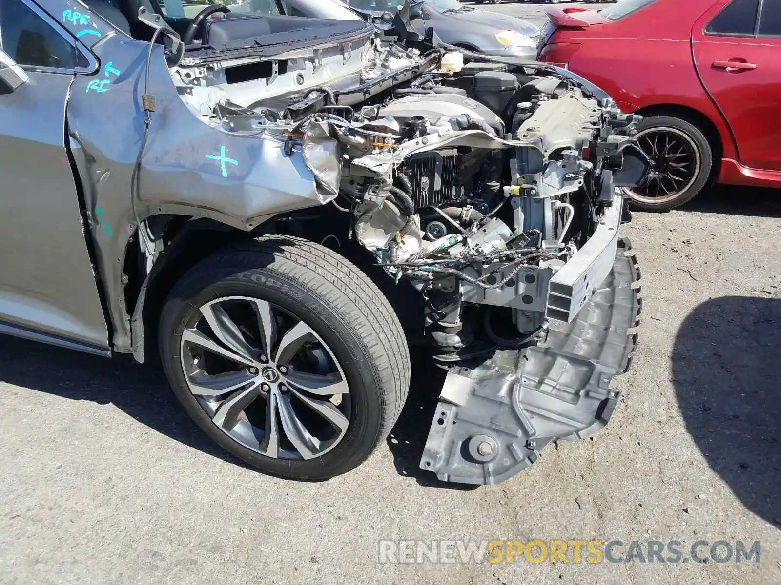 9 Photograph of a damaged car 2T2ZZMCA0KC117493 LEXUS RX350 2019