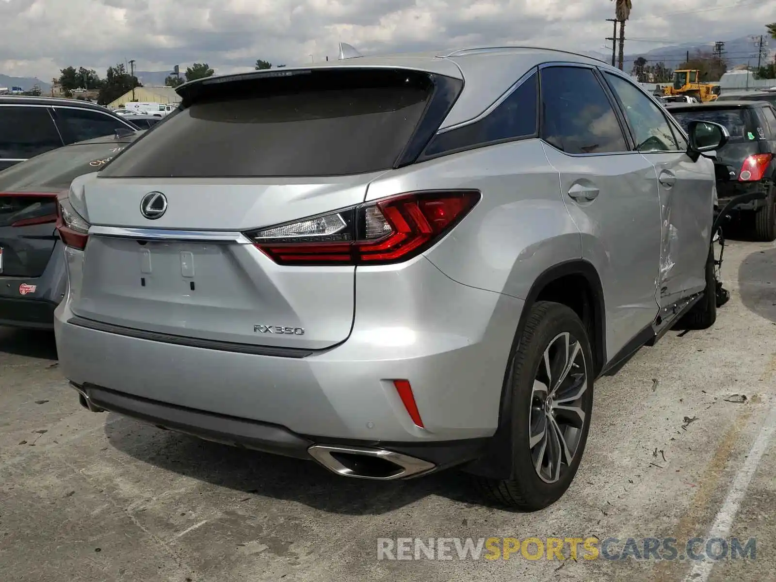 4 Photograph of a damaged car 2T2ZZMCA0KC122533 LEXUS RX350 2019