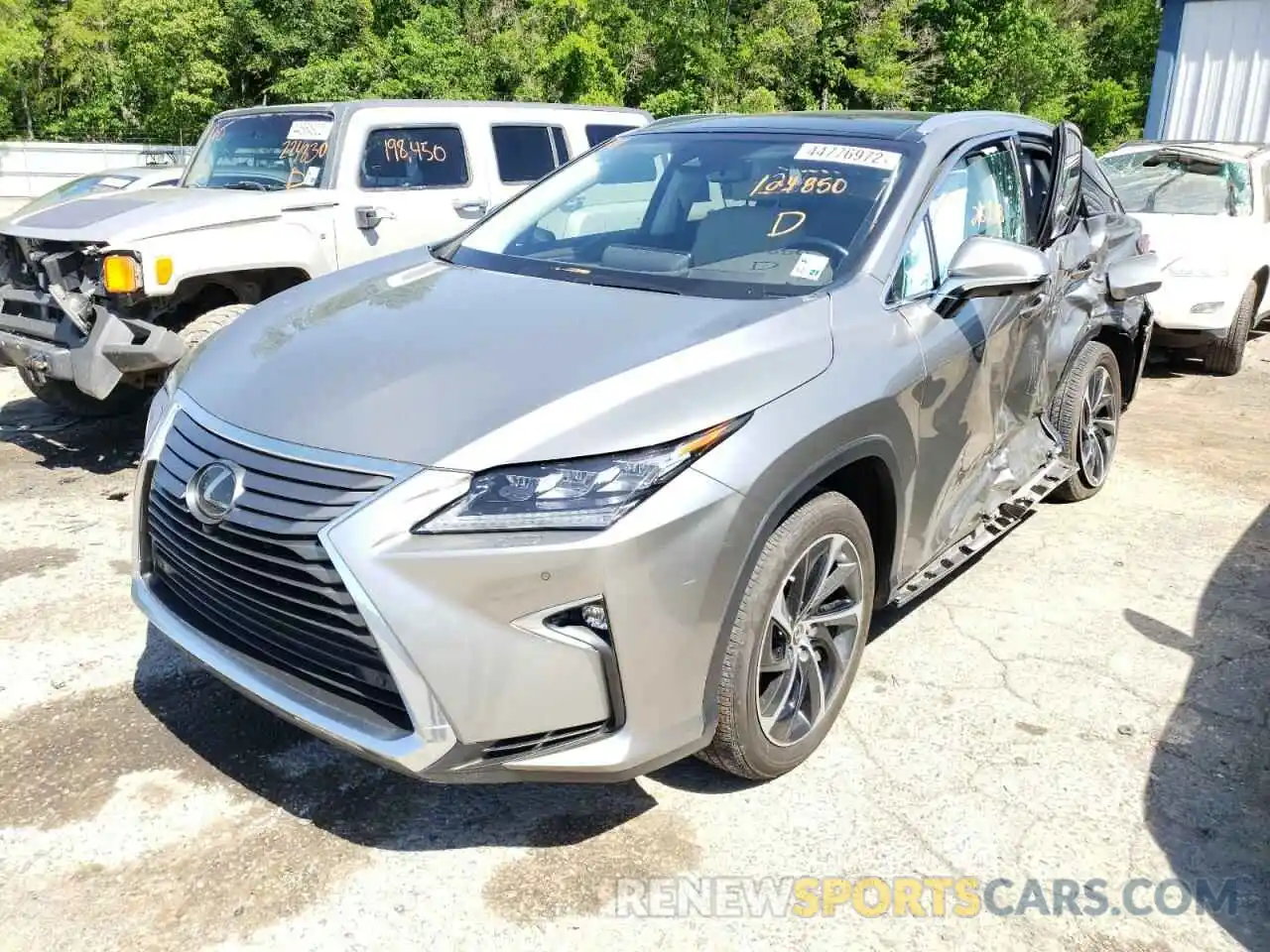 2 Photograph of a damaged car 2T2ZZMCA0KC124850 LEXUS RX350 2019